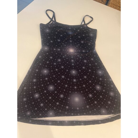 Pumayana Celebrate Consciousness Galaxy Print Womens Dress Large - Picture 1 of 8